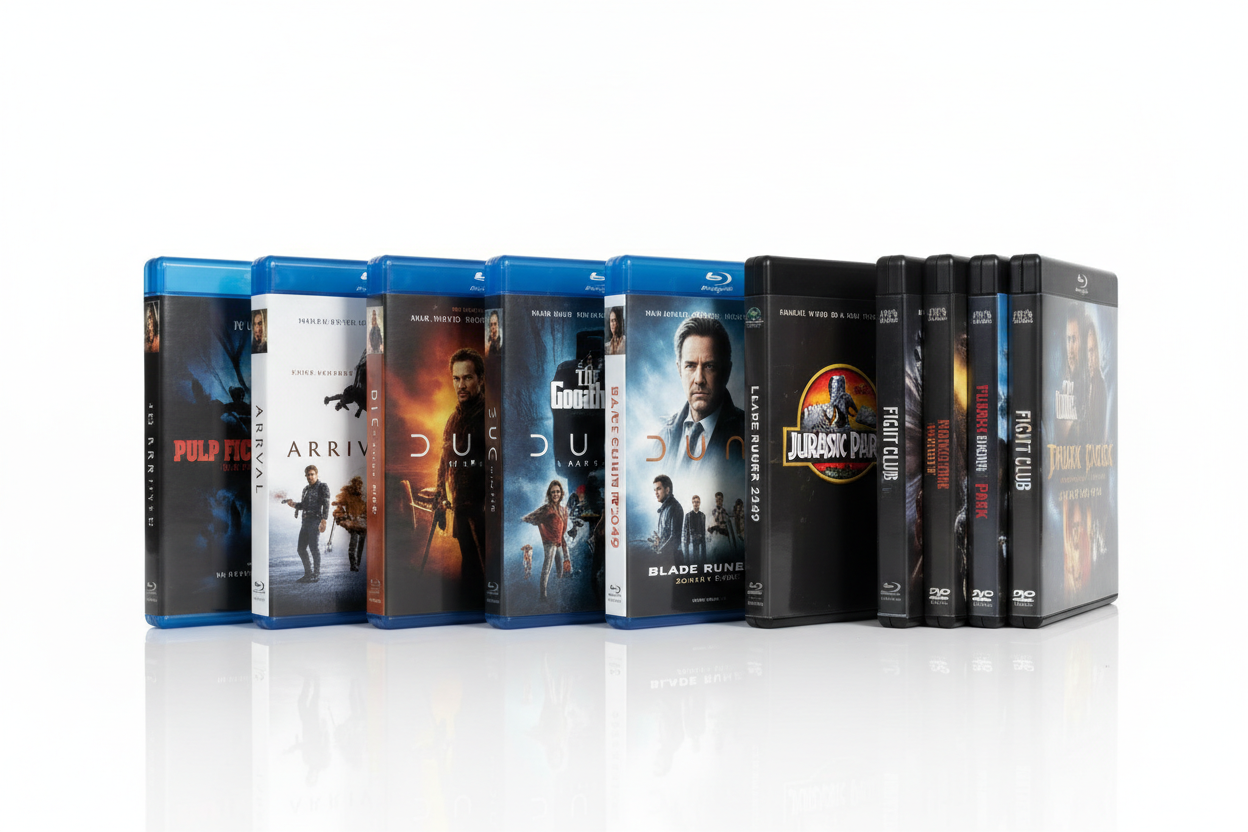 DVDs and Blu-Rays