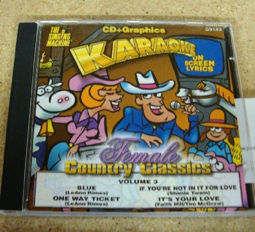 Karaoke: Female Country Classics 3 - Audio CD By Various Artists - VERY GOOD