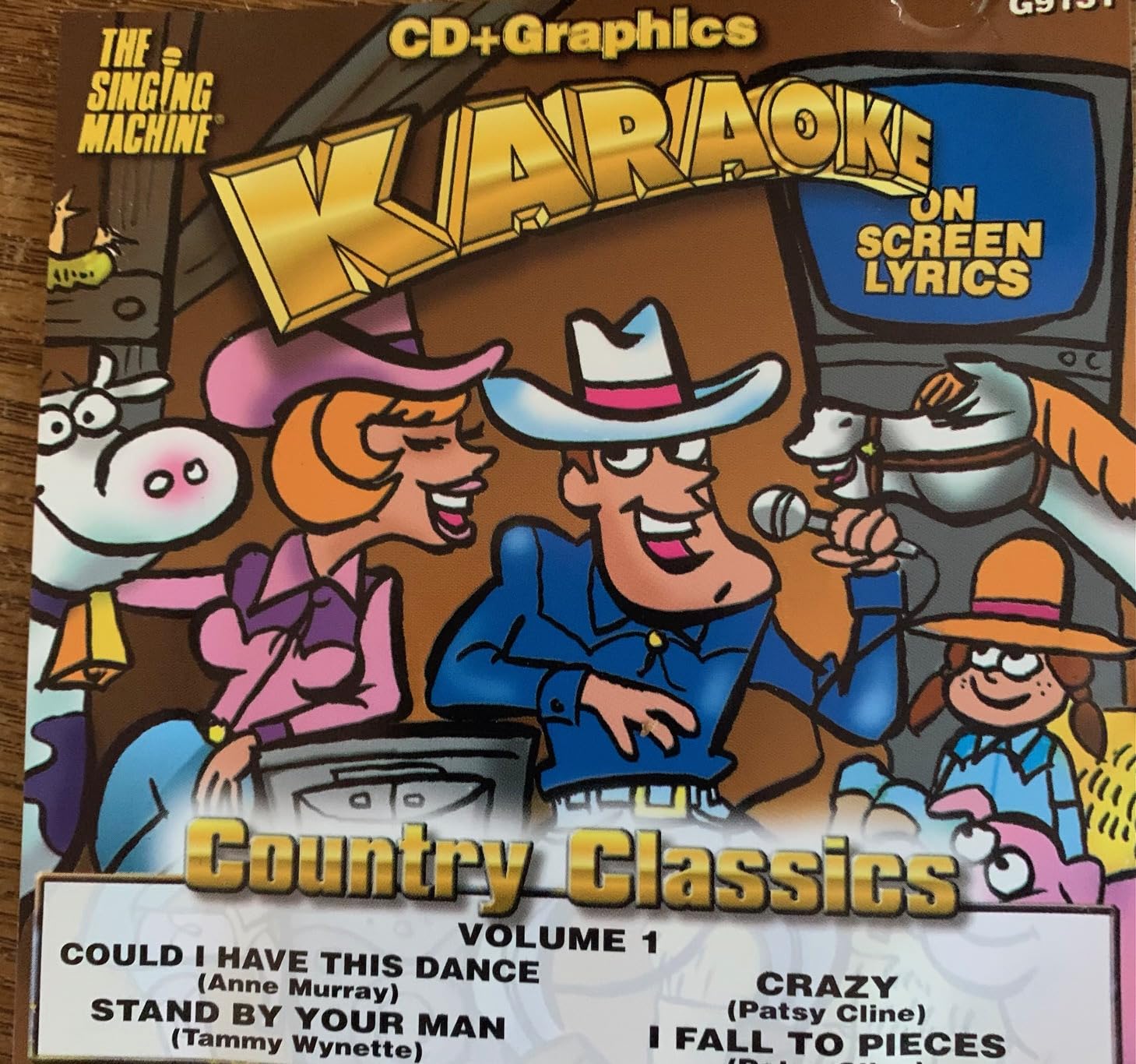 karaoke country classics volume 1 cd the swinging machine