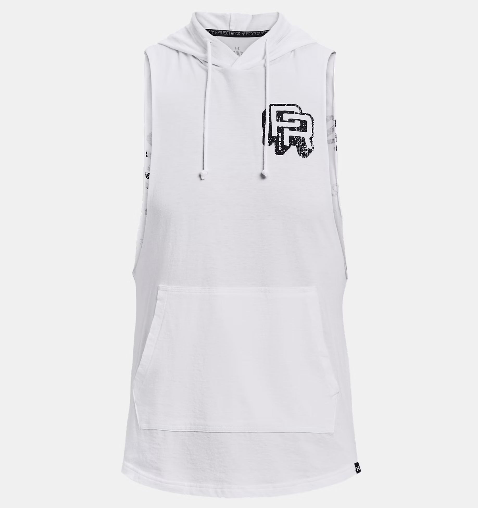Men's Under Armour Project Rock Training Sleeveless Hoodie XXL USED