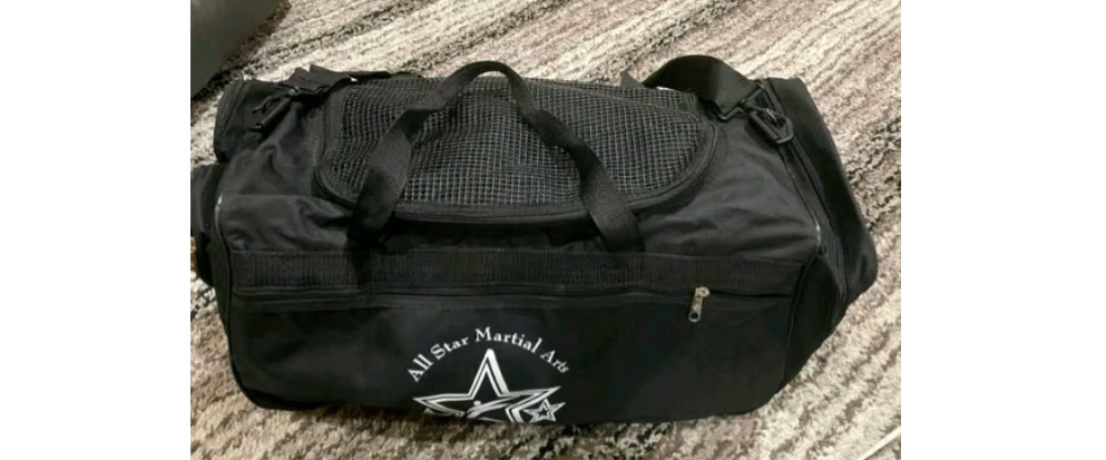 Large Used 24" ALL STAR  Martial Arts, Sports Duffle, Gear Bag, Equipment, Travel, Karate