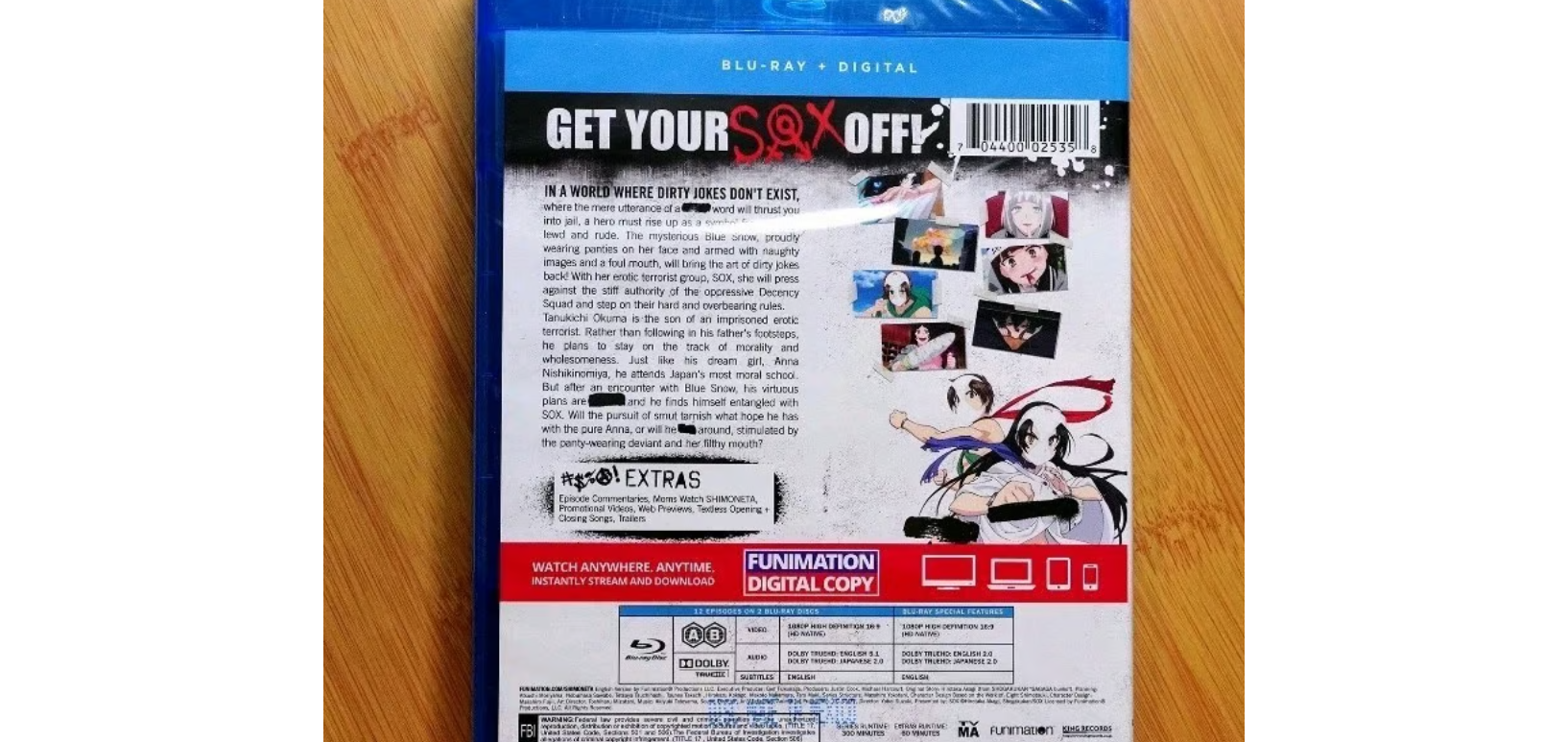 Shimoneta Complete Anime Series Collection Blu-ray + Digital