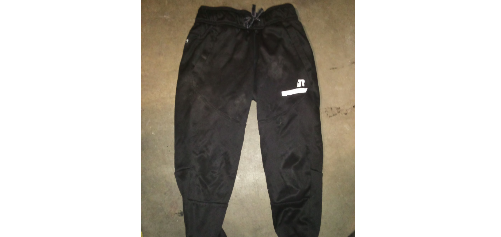 Russell Athletic Track Athletic Pants Boys Size M 8 Black Children's Sweatpants