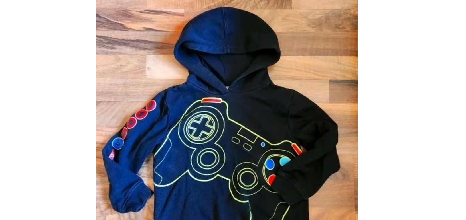 Boys Video Game Sweatshirt Pullover Hoodie Size Medium