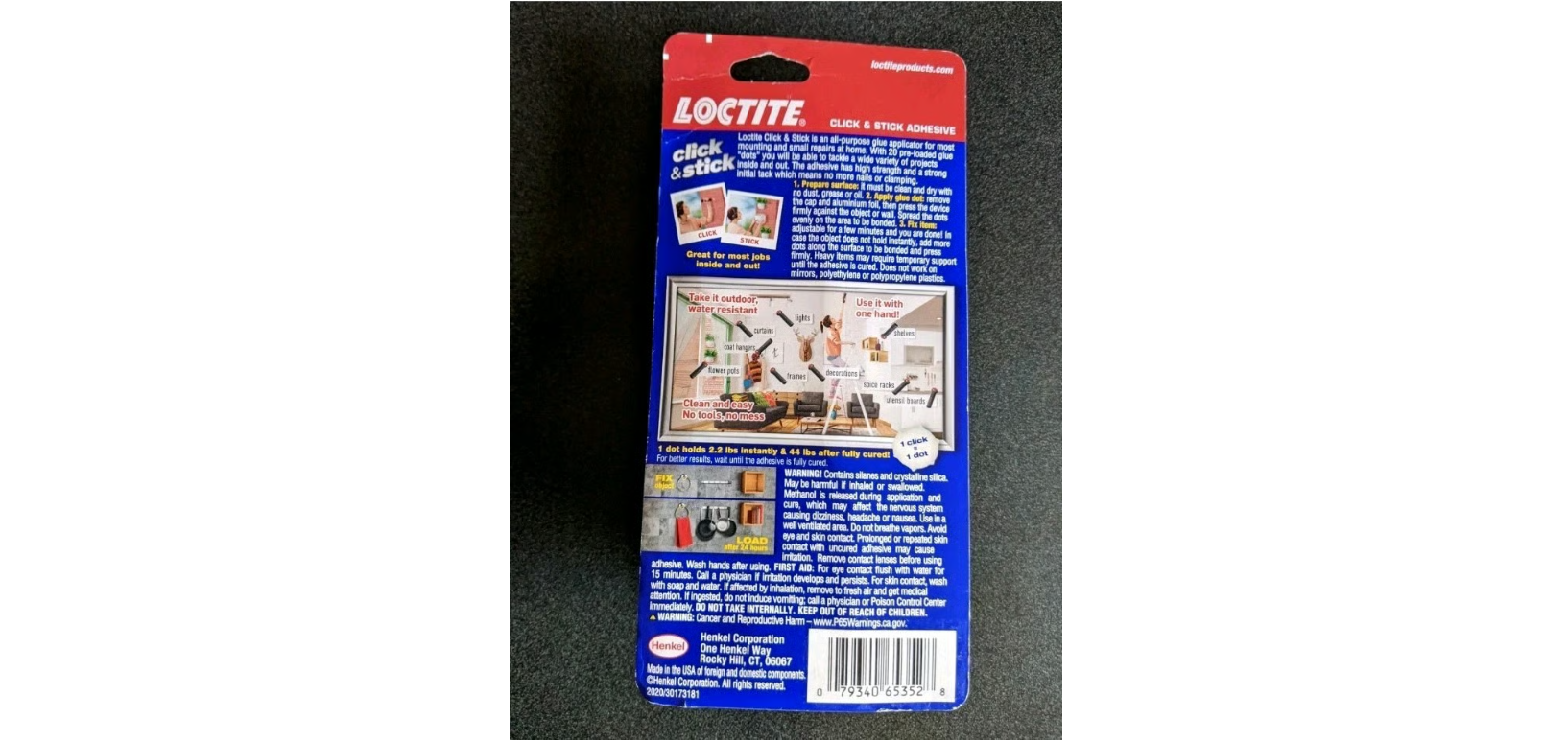 Loctite Power Grab Ultimate Click & Stick Adhesive 20 Glue Dots