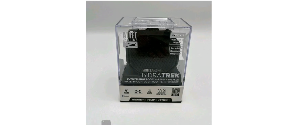 Altec Lansing HydraTrek Bluetooth Waterproof Speaker Floats In Water