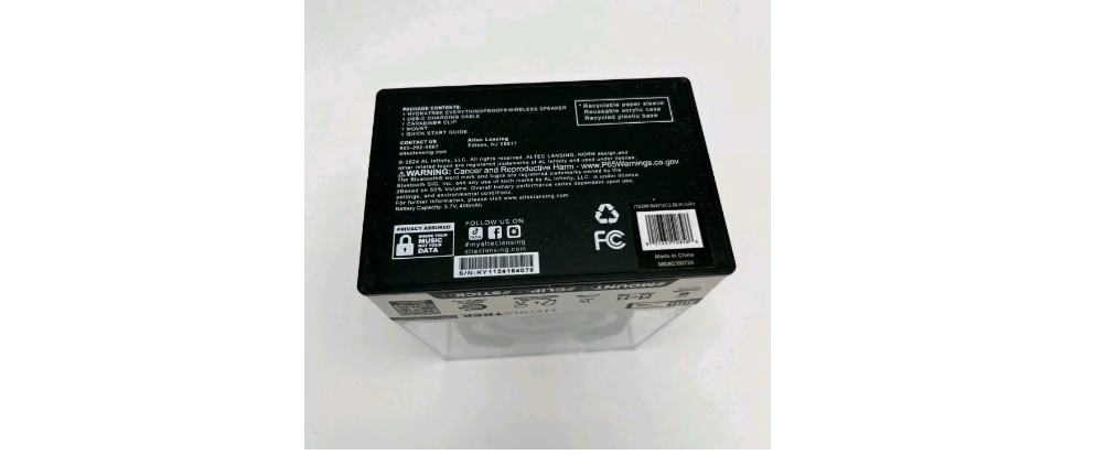 Altec Lansing HydraTrek Bluetooth Waterproof Speaker Floats In Water