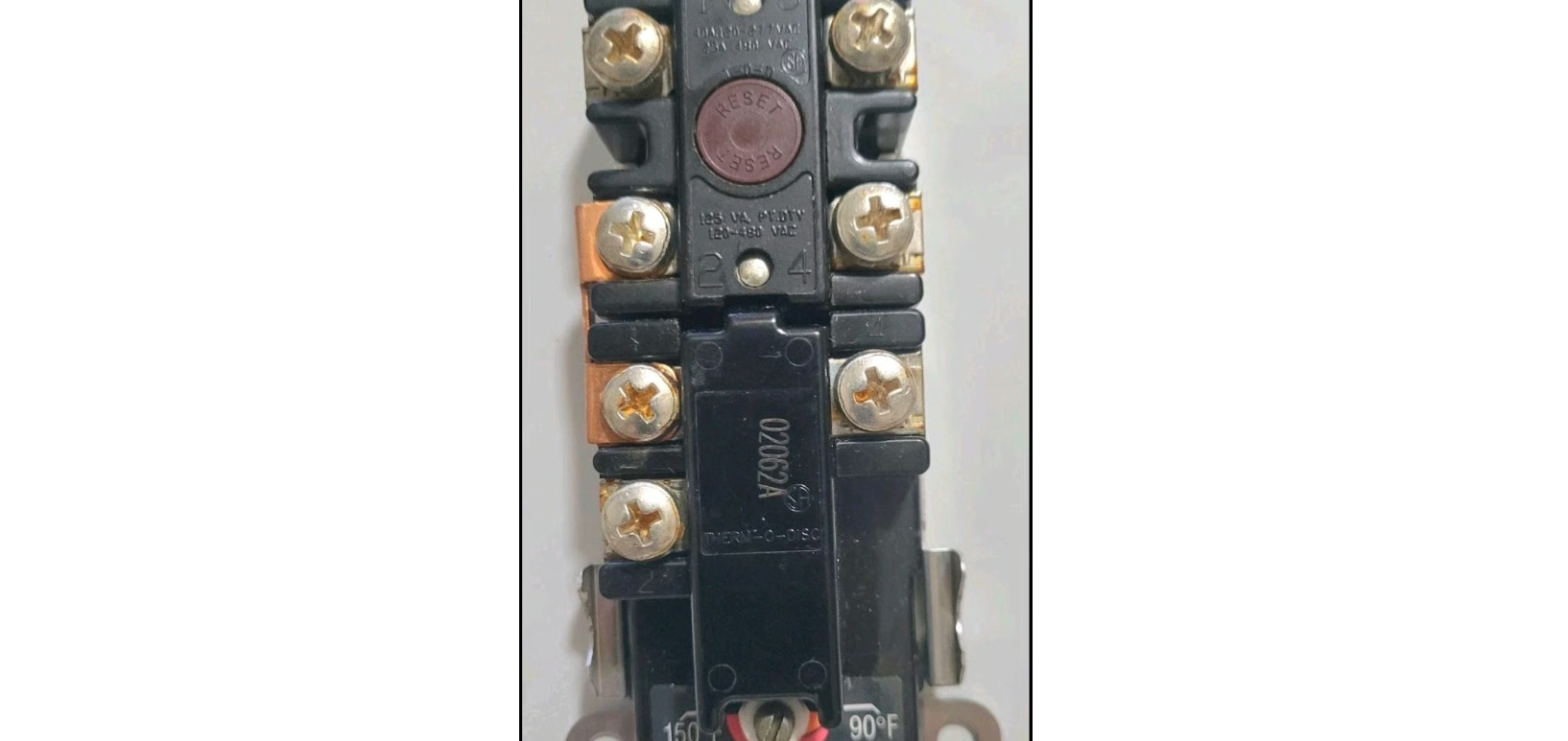 Therm-O-Disc 59T-4190 Upper Thermostat 125VA 120-480V for Electric Water Heater