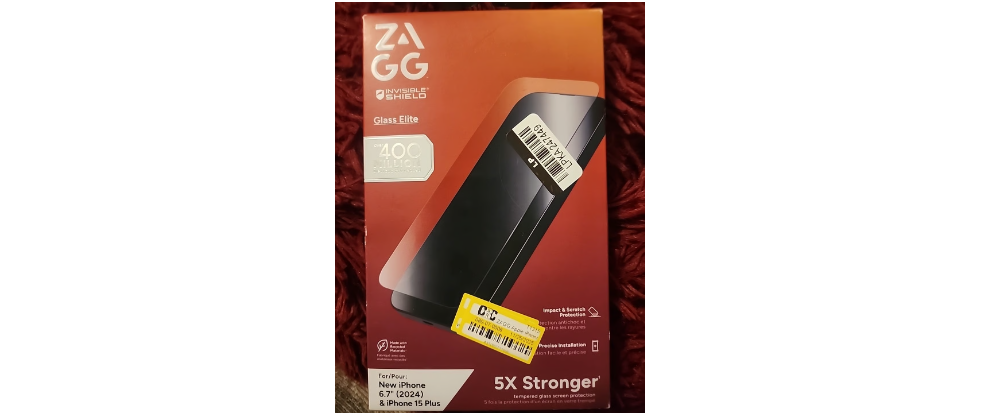 Apple Screen Protector Fits New IPhone 6.7 (2024) Or iPhone 15 Plus Glass Elite