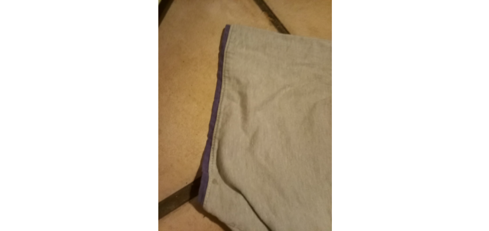 Rare Vintage Gitano Shirt Mens Large Grey And Purple NOS 90s Surf Skate Ringer