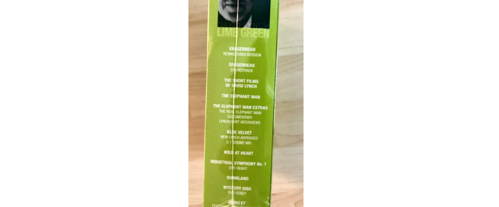 David Lynch LIME GREEN Box Set 10 Discs DVD CD Rare Film Collection 2008 NEW