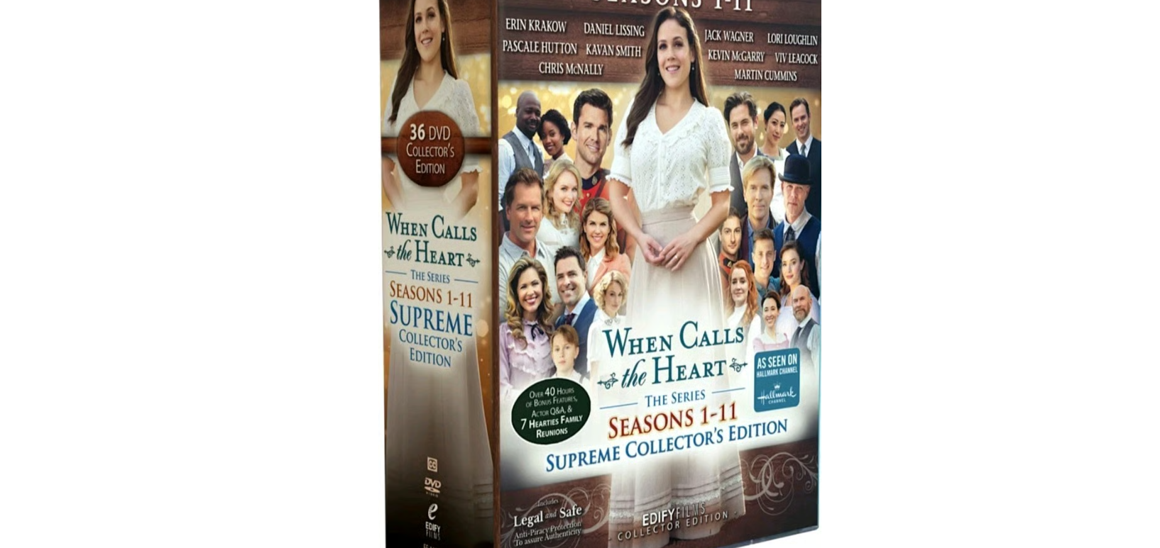 When Calls the Heart Seasons 1 to 11 SUPREME Edition 36 DVDs + 50 hrs of bonuses
