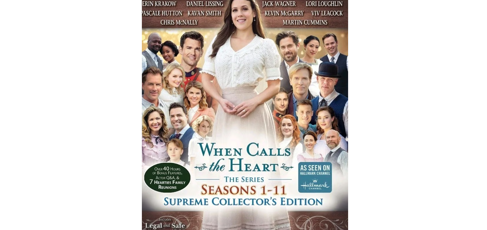 When Calls the Heart Seasons 1 to 11 SUPREME Edition 36 DVDs + 50 hrs of bonuses