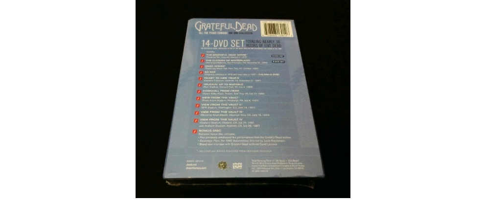 Grateful Dead Complete DVD Collection (14) DVD BONUS! BRAND NEW