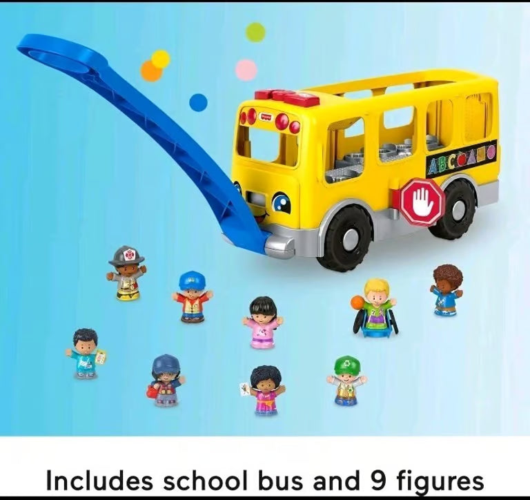 New Little People Big Yellow School Bus & Community Heroes Set Vehicle & Figures