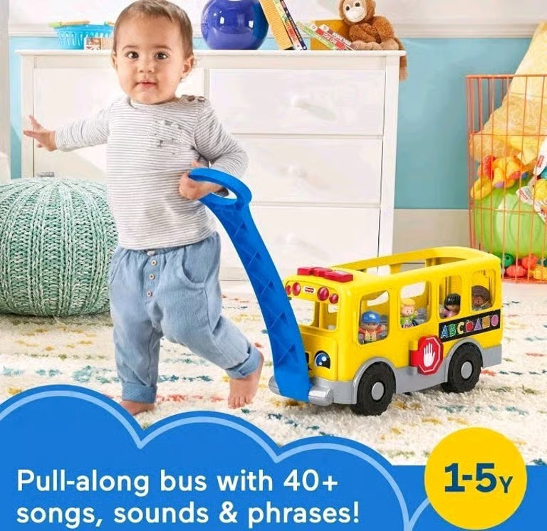 New Little People Big Yellow School Bus & Community Heroes Set Vehicle & Figures