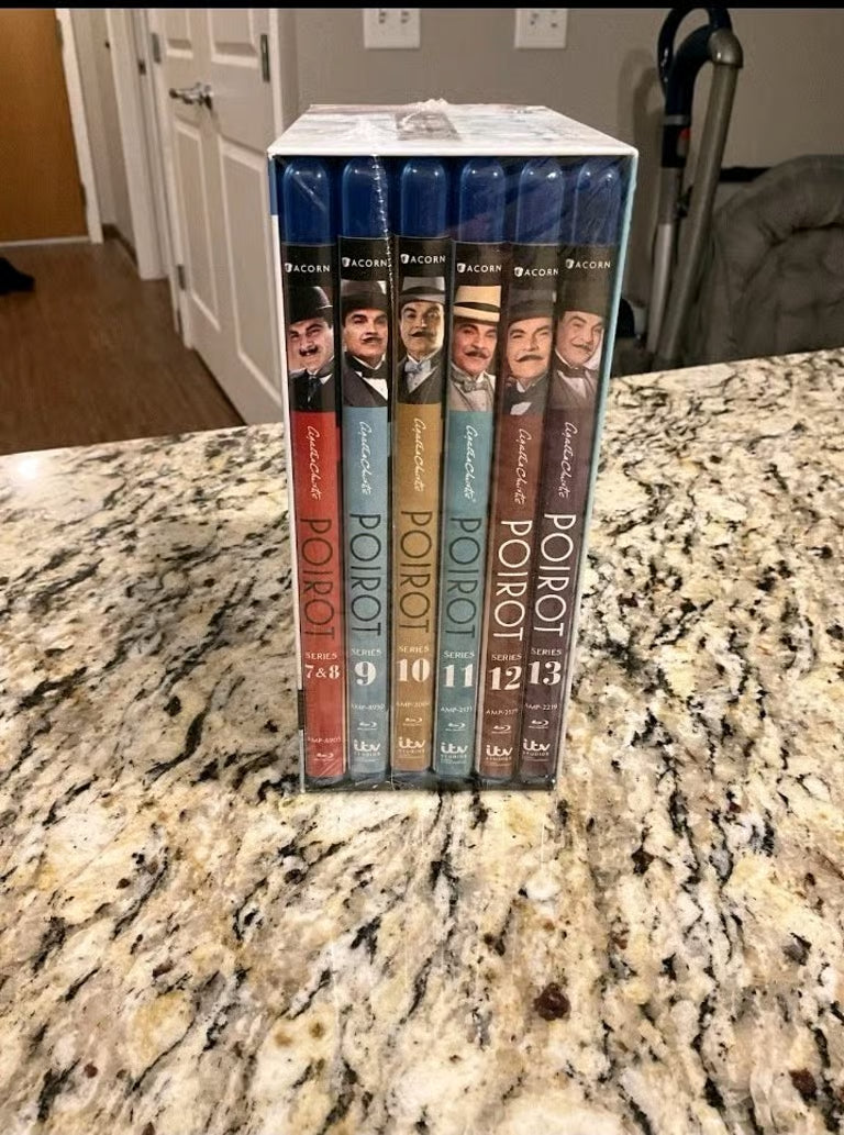 Poirot: The Final Cases Box Set - Series 7-13 BLU-RAY Brand New