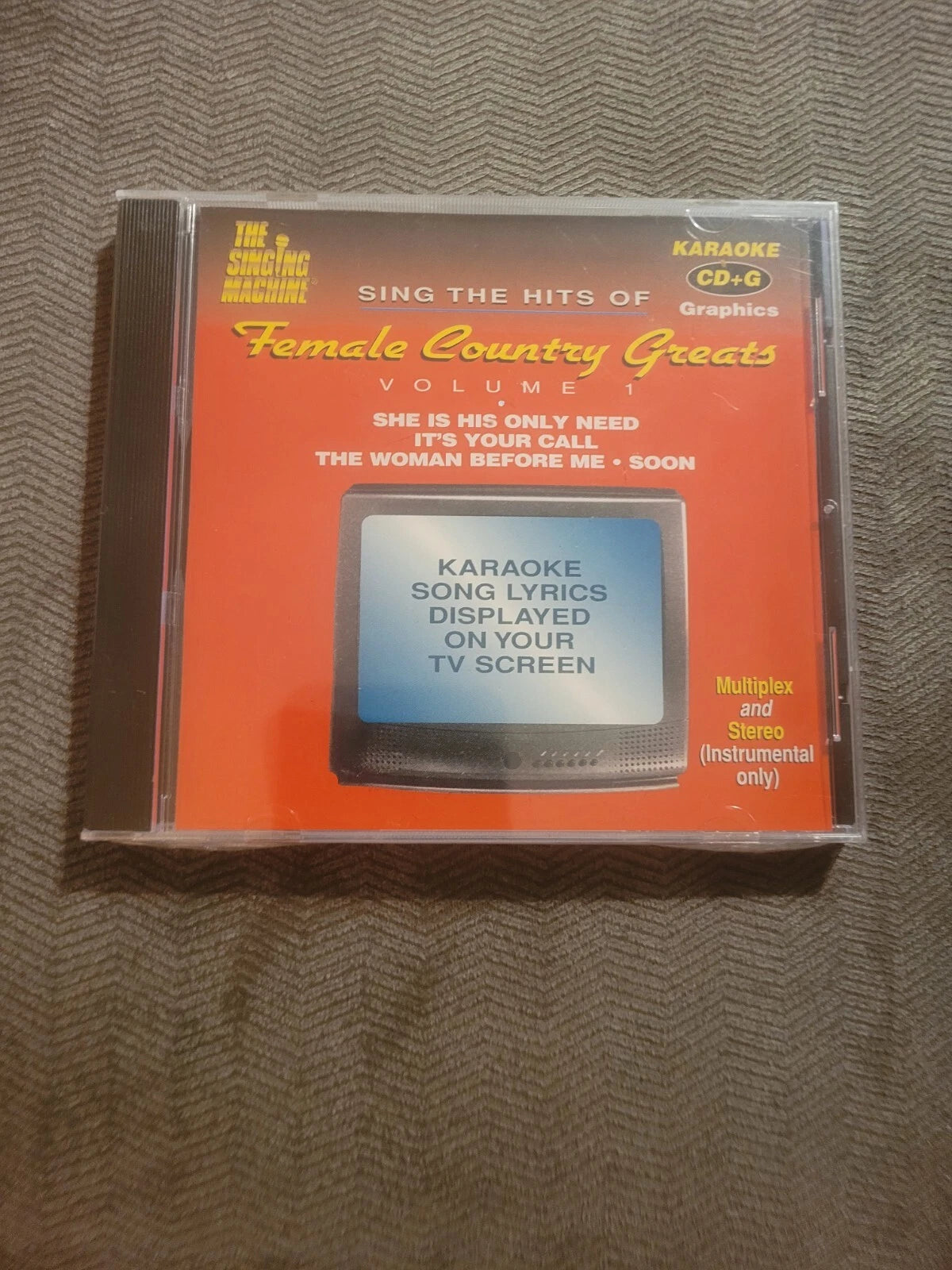Sing The Hits Of Female Country Greats, Vol. 1, 8 Songs + Tracks CD+G