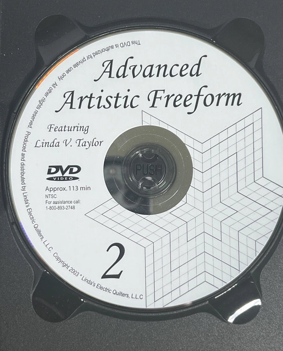 Advanced Artistic Freeform 2 Linda Taylor DVD (Used) Like new