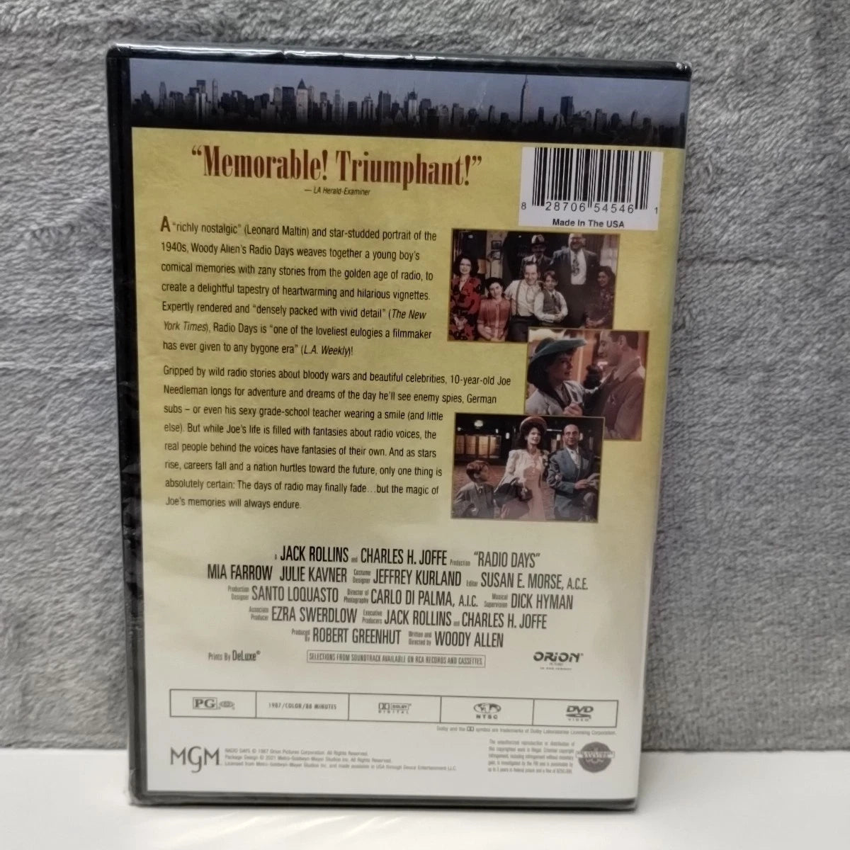Radio Days DVD LIKE NEW Woody Allen